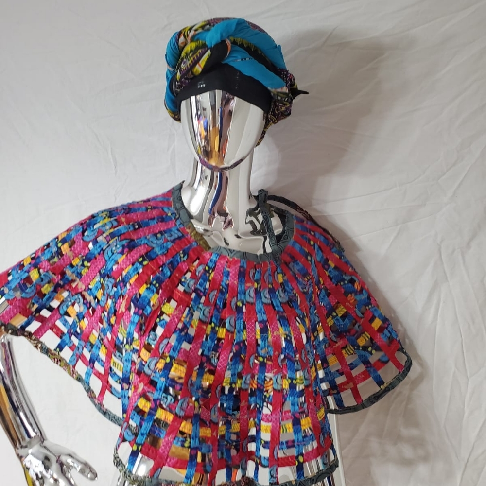 African net neck cape